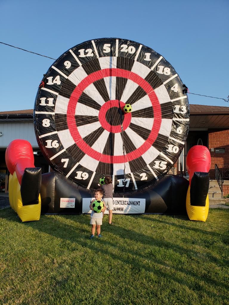 Inflatable soccer carnival game 17×17 for all ages